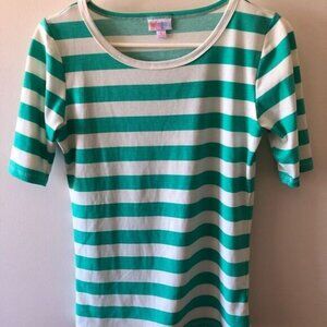 Lularoe Striped T-shirt Size S. EUC